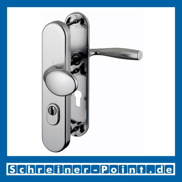 Schutzbeschlag Hoppe Vitoria Aluminium F9 Stahlfarben 76G/3332ZA/3440/1515 ES1 (SK2), 3358420, 3233281